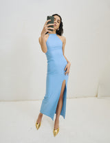 VESTIDO MAXI OLIVIA AZUL - EDICIÓN LIMITADA