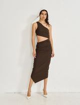 VESTIDO SOFÍA MARRÓN - EDICIÓN LIMITADA