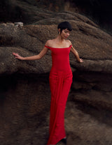 FALDA MAXI MAI ROJO - EDICIÓN LIMITADA