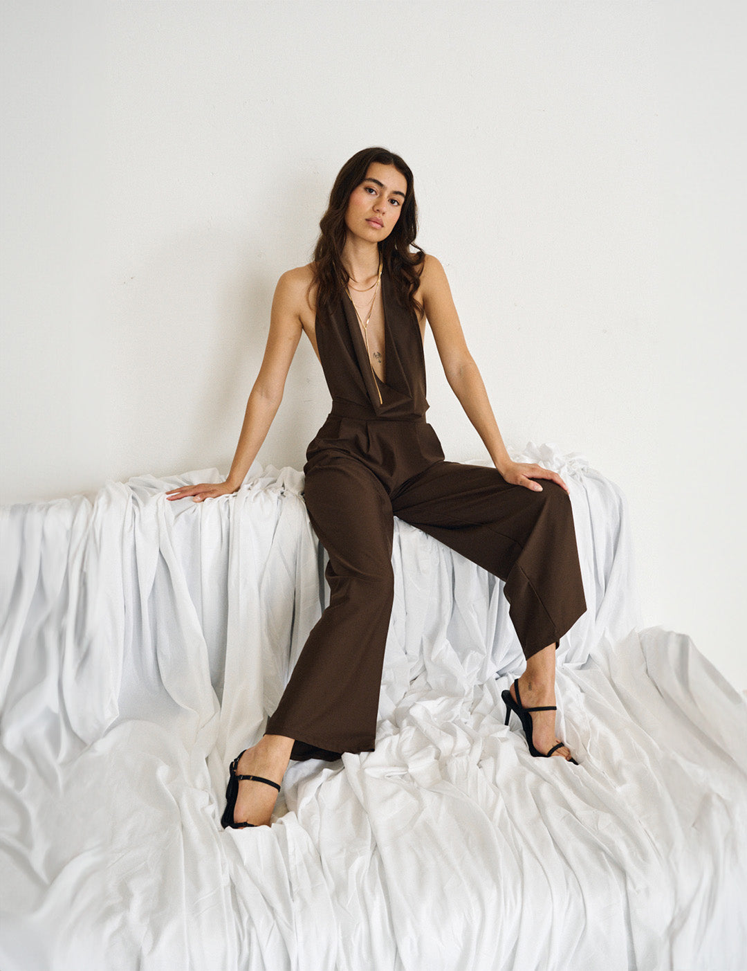 MIRIAM - BODYSUIT BROWN