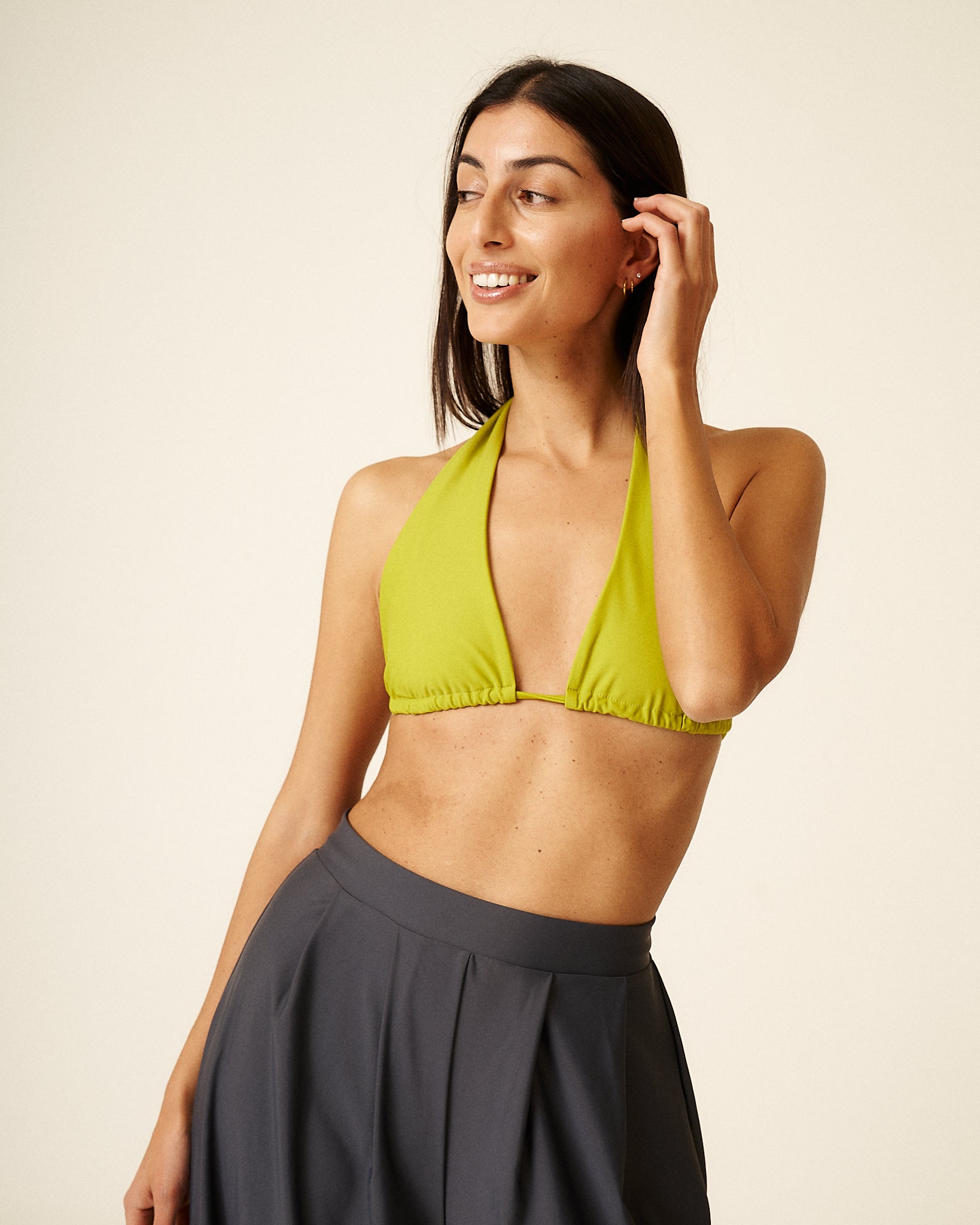 LOYOLA - LACE UP MULTIWAY TOP - CIRUELA - (Limited Edition)