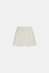 Draped Bermuda Shorts (Limited Edition) Off White - Natalia