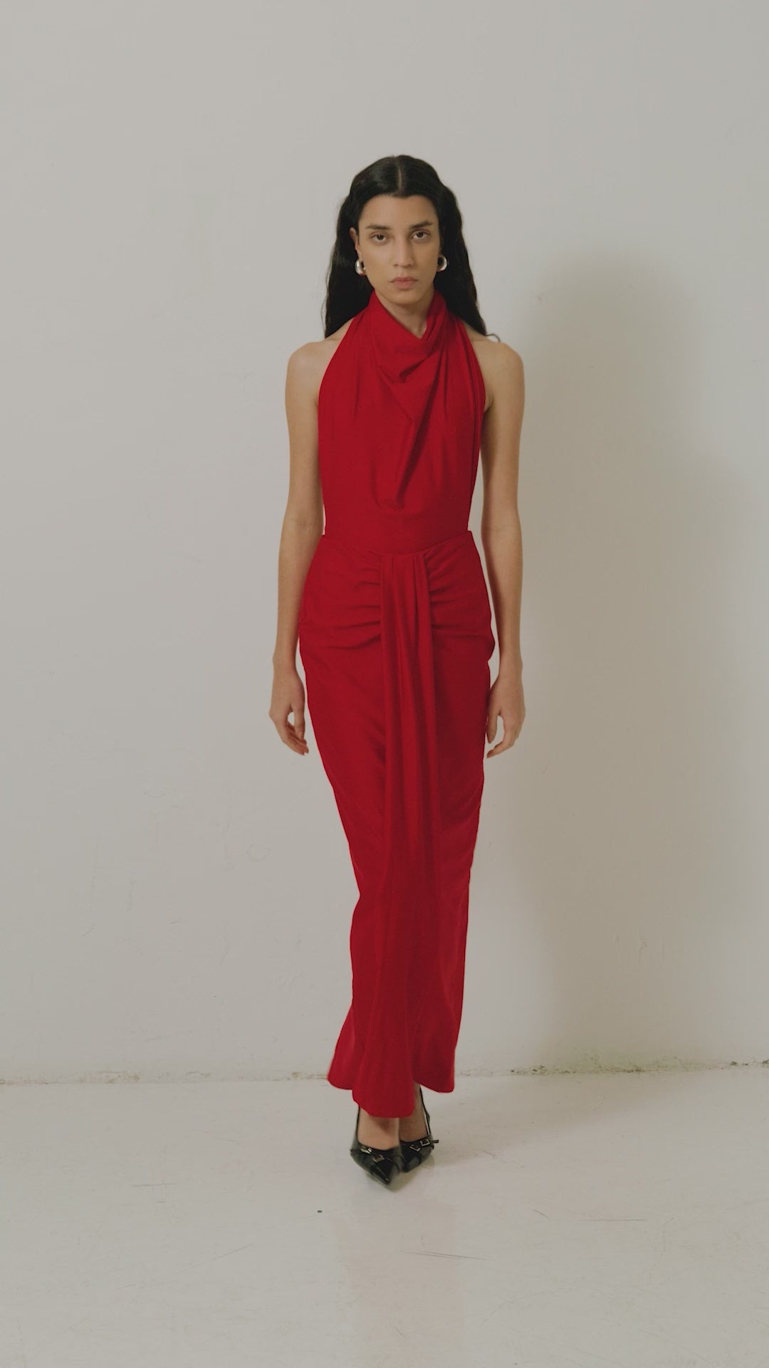 MAI - MAXI SKIRT RED